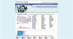 Desktop Screenshot of directoryofcar.com