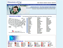 Tablet Screenshot of directoryofcar.com